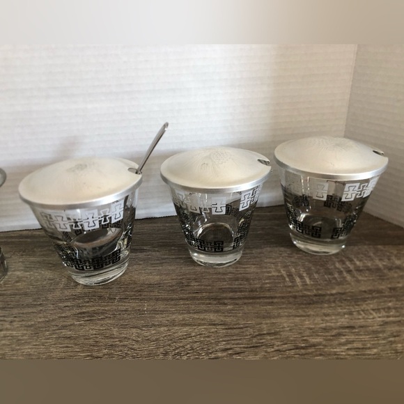Vtg Dominion Glass Atomic Serving Set - Picture 5 of 13